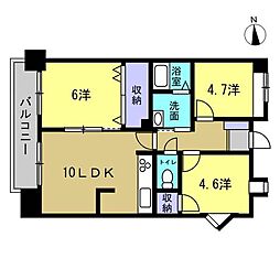 間取図画像 3LDK