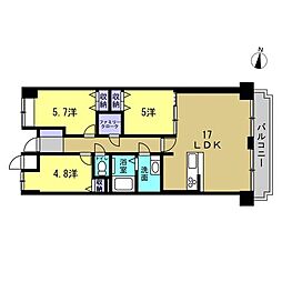 間取図画像 3LDK