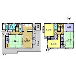 南区向洋新町3丁目 4LDKの間取り