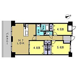 間取図画像 3LDK