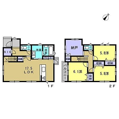 間取り 安芸区中野6丁目　15