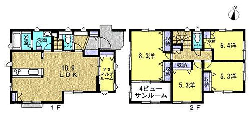 間取り 安佐北区落合南3丁目