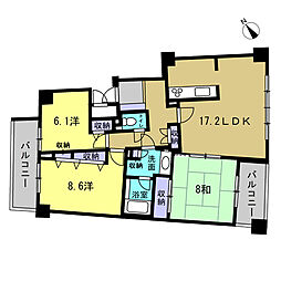 間取図画像 3LDK