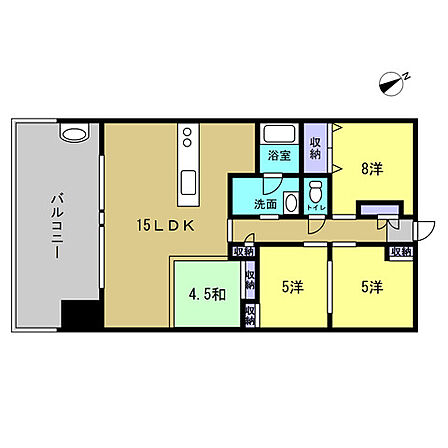 4LDK 間取り