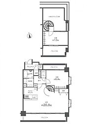 ヴェルディ川内 2LDKの間取図画像