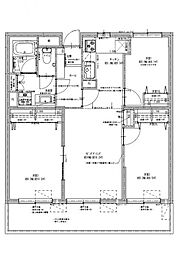 東雲本町パークマンション 3LDKの間取図画像