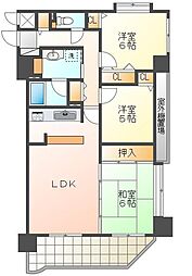 ダイアパレスプロムナード加古町 3LDKの間取図画像