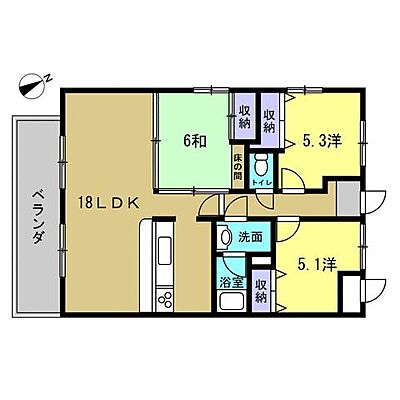 間取り エミネンス広中央 11階/-