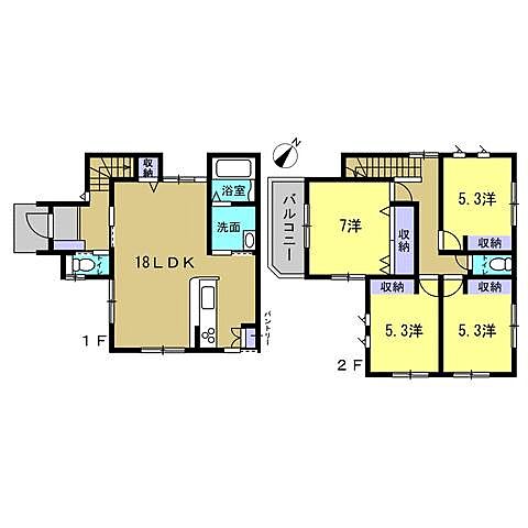 間取り 広島市安佐南区川内2丁目