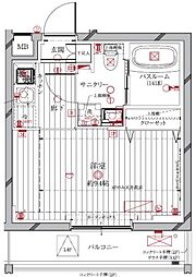 中野区鷺宮6丁目マンション 1Kの間取図画像