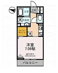 エヌワン・レジデンス南阿佐ケ谷 1Kの間取図画像