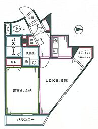 ベネチアーノ 1LDKの間取図画像