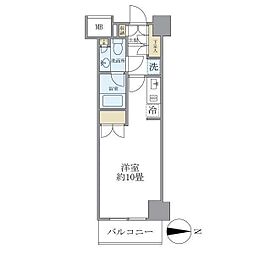 ParkSphere中野富士見町 ワンルームの間取図画像