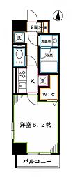 グリシーヌ弥生 1Kの間取図画像