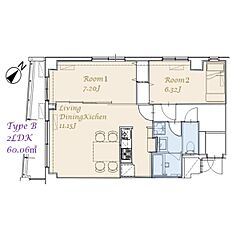 物件の間取り