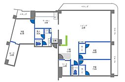 間取図画像 3LDK