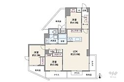 間取図画像 3LDK