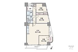 グランドメゾン八事 3LDKの間取図画像