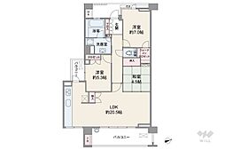 間取図画像 3LDK