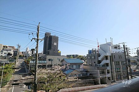 バルコニーからの眺め（南西方向）［2026年4月8日撮影］