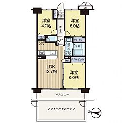 間取図画像 3LDK