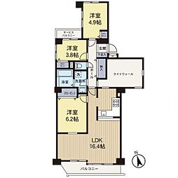 間取図画像 3LDK