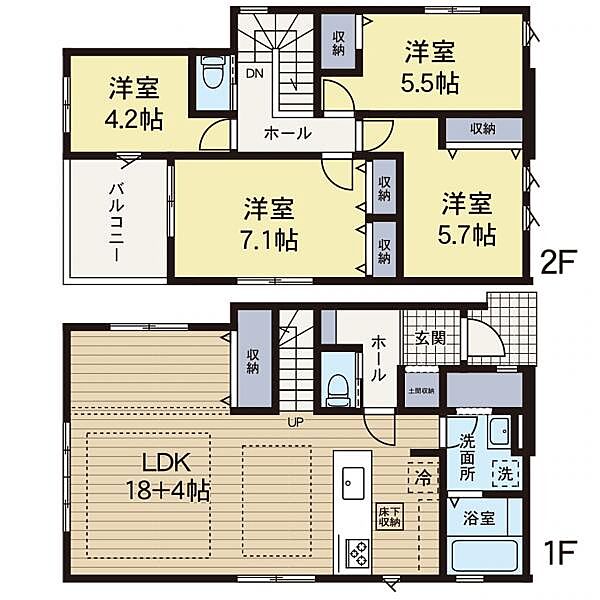間取りを拡大表示