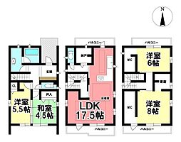 新築分譲住宅　中川区中郷5丁目　-全1棟-