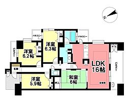 ローレルコート弥富東 4LDKの間取図画像