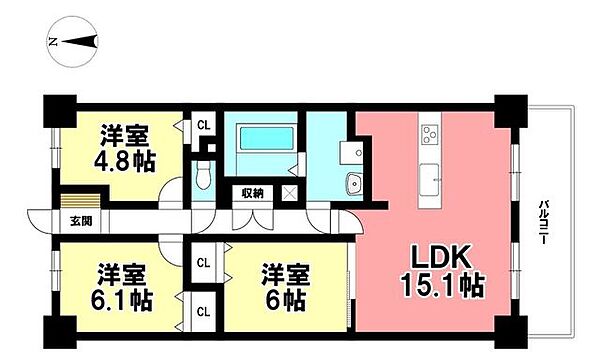 間取りを拡大表示