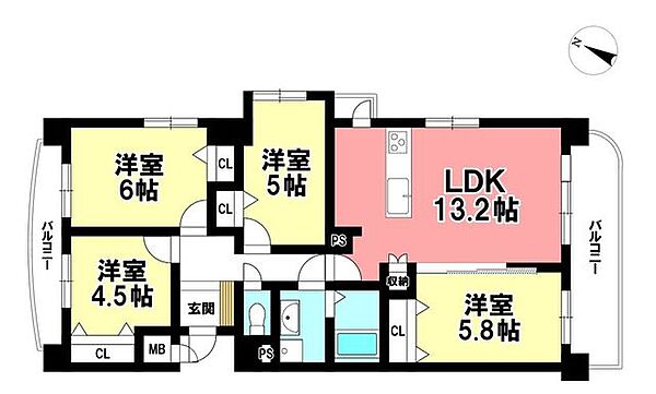 間取りを拡大表示