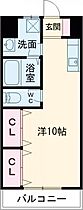 ピュアセントT1 302号 ｜ 福岡県久留米市東合川4丁目7-25（賃貸アパート1R・3階・27.00㎡） その2