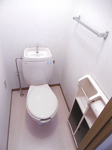 画像17:落ち着いた色調のトイレです