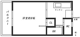 第2サンシャインビル 205号 ｜ 福岡県久留米市東町29-15（賃貸マンション1K・2階・23.00㎡） その2