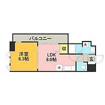 リード中央町 309号 ｜ 福岡県久留米市小頭町3-7（賃貸マンション1LDK・3階・31.69㎡） その2