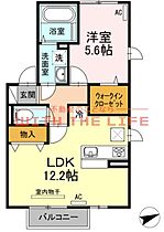 レクサリー 101号 ｜ 福岡県久留米市梅満町43-1（賃貸アパート1LDK・1階・45.43㎡） その2