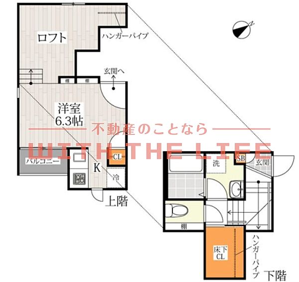 ＣＢ鳥栖アジュール 103号｜佐賀県鳥栖市原町(賃貸アパート1K・1階・21.73㎡)の写真 その2