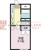 モナンジュ御井 102号 ｜ 福岡県久留米市御井町453（賃貸アパート1K・1階・26.12㎡） その2