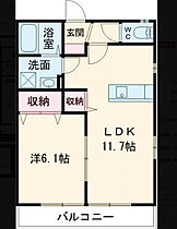 シエルリーブル 101号 ｜ 福岡県久留米市三潴町早津崎914-1（賃貸アパート1LDK・1階・40.40㎡） その2