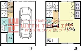 Shining Sky（シャイニングスカイ）  ｜ 佐賀県三養基郡みやき町大字白壁白壁8521-1（賃貸アパート1R・1階・53.00㎡） その2