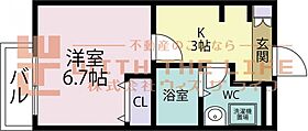 ガーデンヒルズマリア前 201号 ｜ 福岡県久留米市津福本町218-7（賃貸マンション1K・2階・24.15㎡） その2