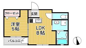 ティーレグノ羽犬塚 A102号 ｜ 福岡県筑後市大字羽犬塚562（賃貸アパート1LDK・2階・32.21㎡） その2