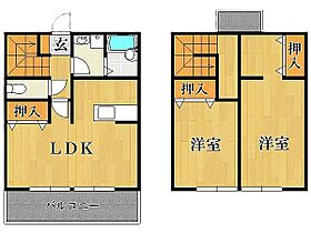 アドバンテイジ三潴 C102号 ｜ 福岡県久留米市三潴町田川879-15（賃貸アパート3LDK・1階・57.00㎡） その2