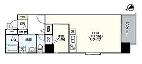 アヴァンティ久留米中央 802号 ｜ 福岡県久留米市中央町15-2（賃貸マンション1LDK・8階・42.80㎡） その2