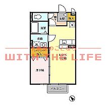 ソレイユ・ルヴァン 201号 ｜ 福岡県久留米市西町761-4（賃貸アパート1LDK・2階・33.40㎡） その2