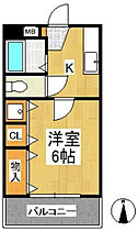 オークヒルズ 207号 ｜ 福岡県久留米市津福本町278-2（賃貸アパート1K・2階・23.00㎡） その2