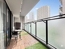 充分な広さが確保されたバルコニー(CG加工有)