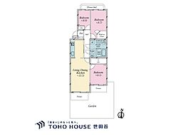 パークハイム豊玉北 3LDKの間取図画像