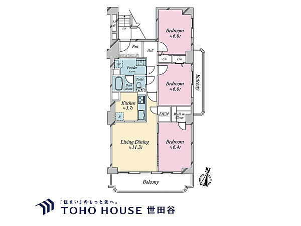 間取りを拡大表示