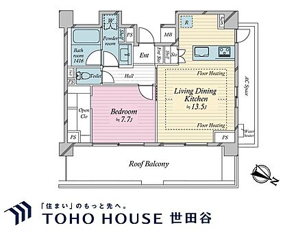 1LDK 間取り